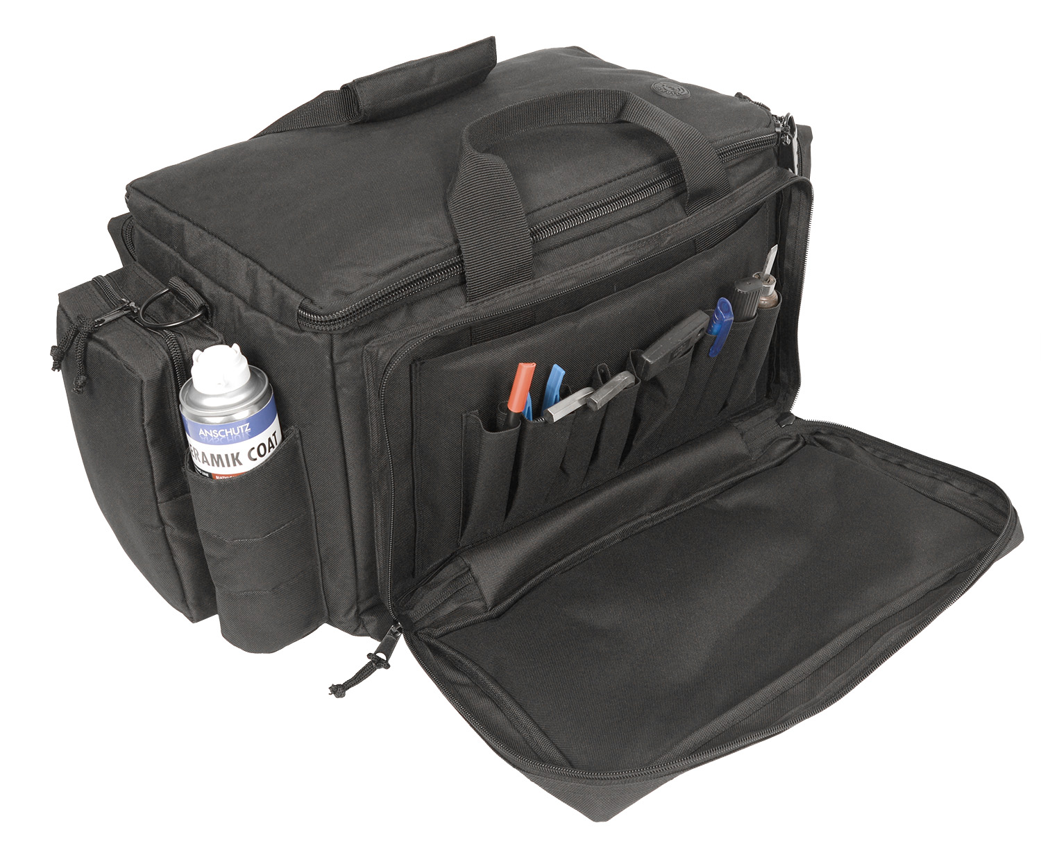 ahg-Anschütz Range Bag für Kurzwaffen und Zubehör (schwarz)