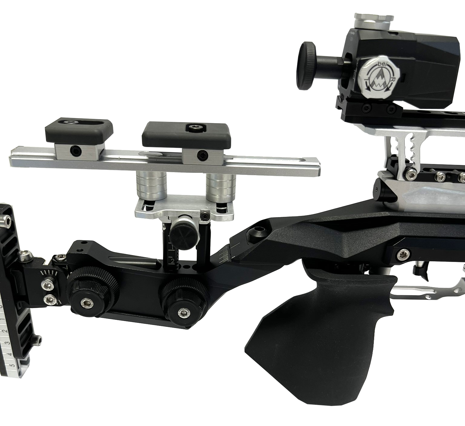 Schaftbacke DoubleFit  mit 180 mm Schiene für Auflage