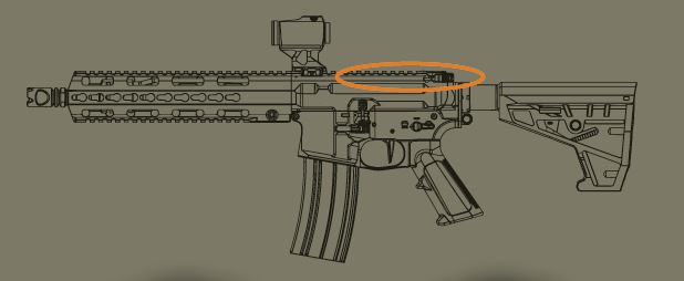 Ladehebel AR15