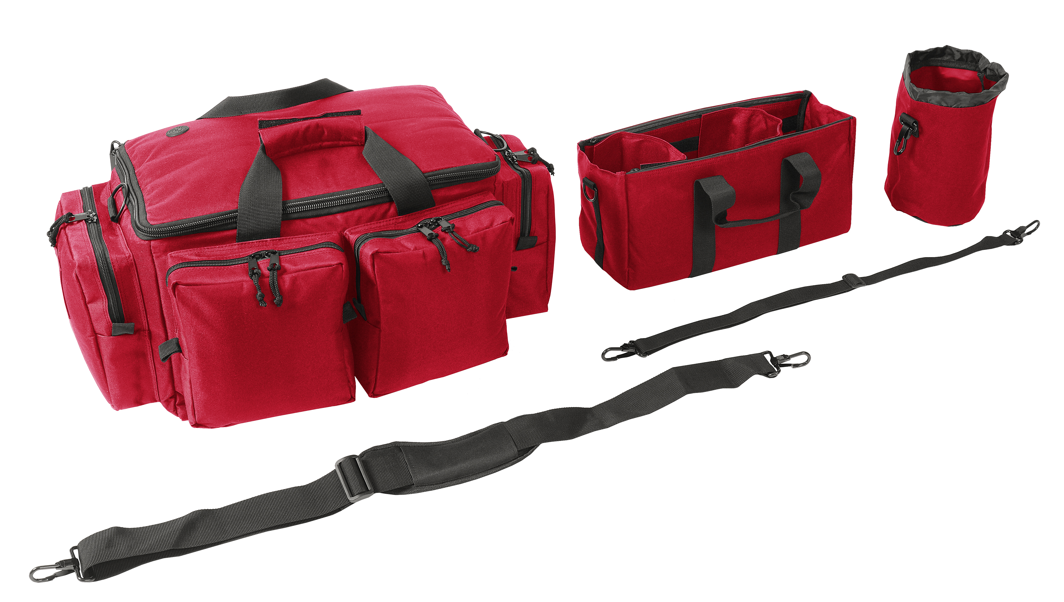 ahg-Anschütz Range Bag für Kurzwaffen und Zubehör  (rot)
