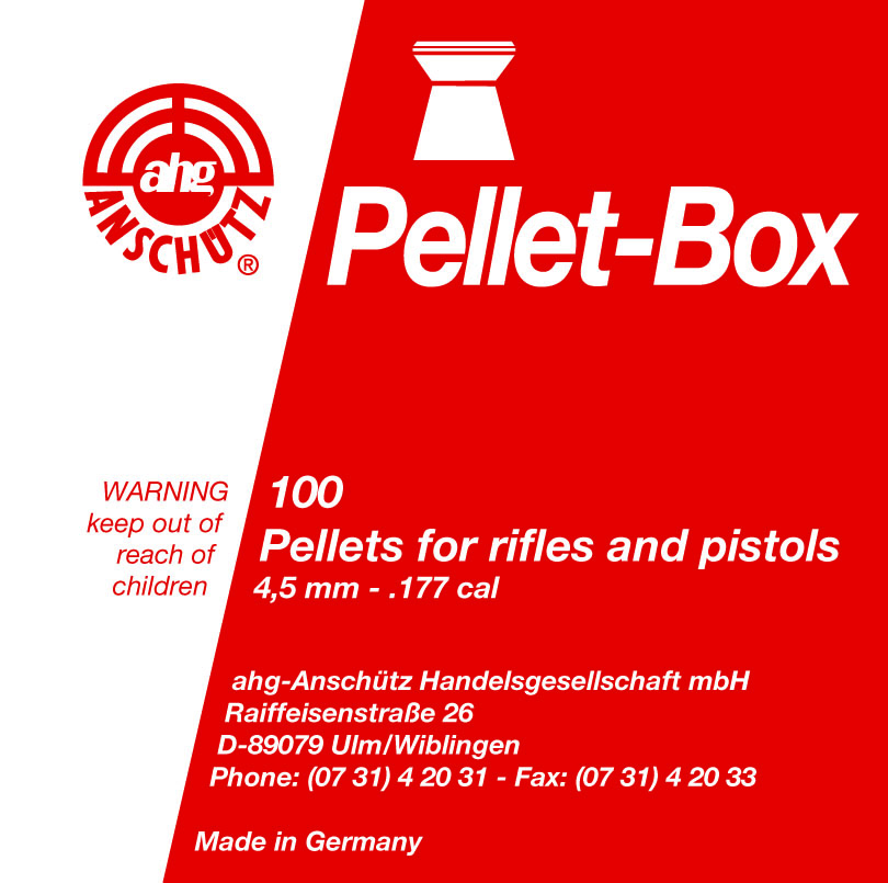 Pellet-Box für Luftgewehrkugeln