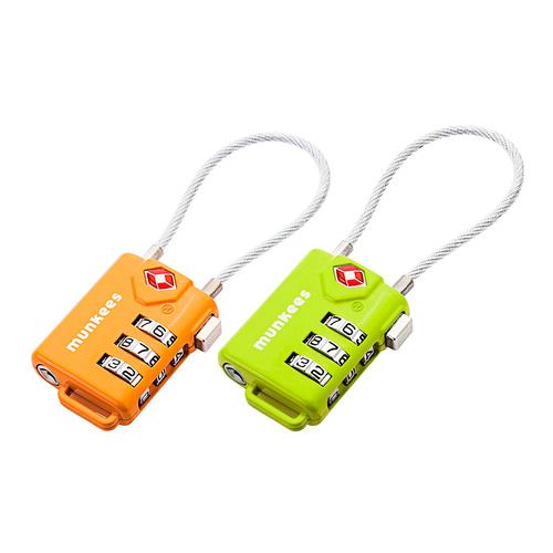 TSA cable combination lock