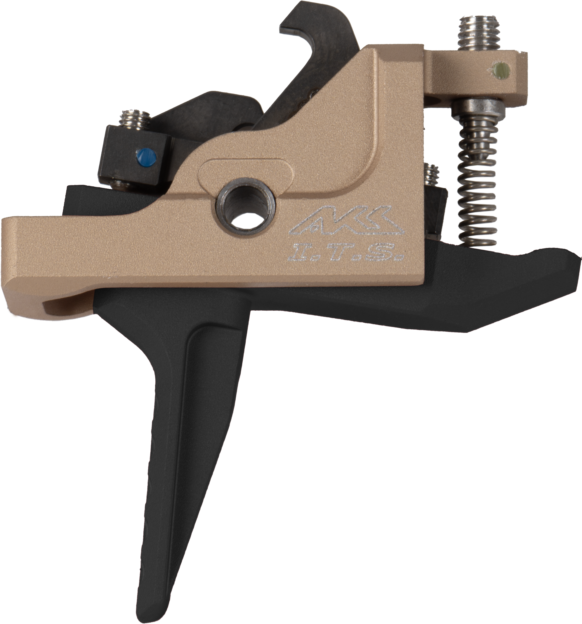 Abzug AR 15 schwarz/  rot/ bronze